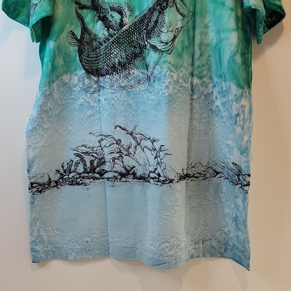 Vintage Fruit Of The Loom Tag Single Stitch Shirt Fishing Large Mouth Bass Sz XL - Picture 12 of 14